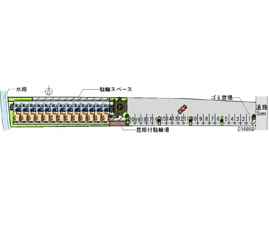 ★手数料０円★揖保郡太子町矢田部　月極駐車場（LP）